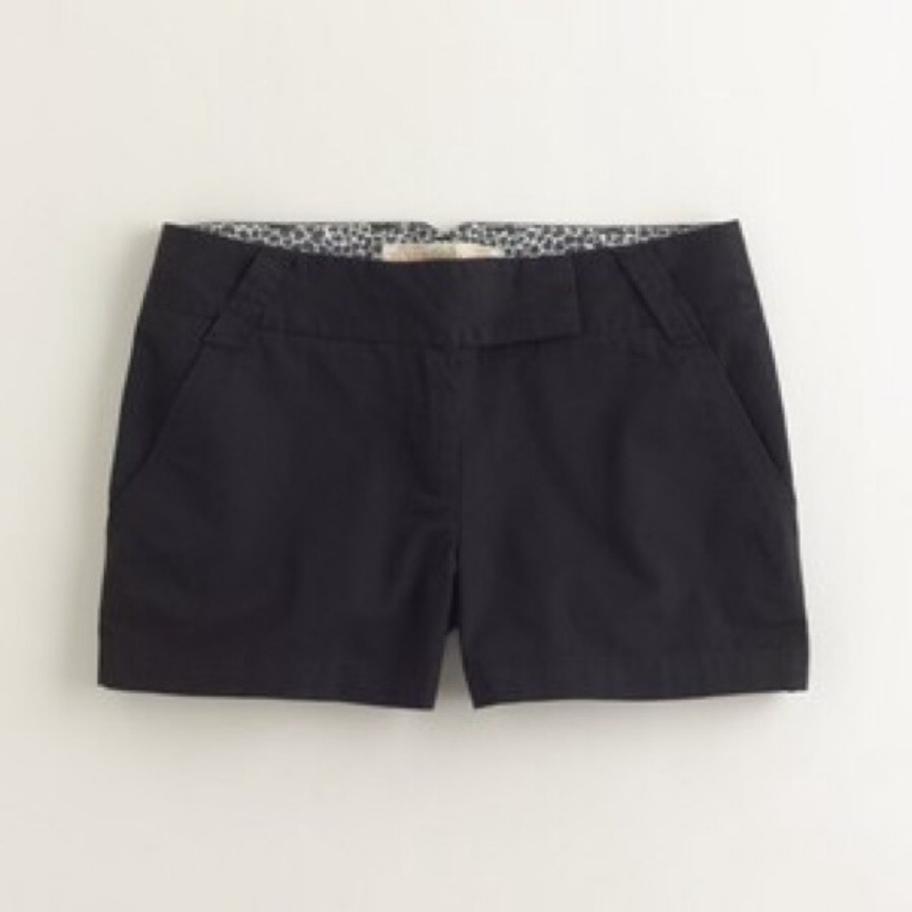 J.Crew 3" Chino Shorts in Black